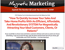 Tablet Screenshot of magnetic-marketing-toolkit.com